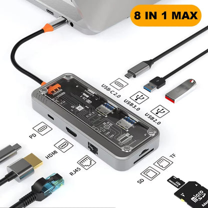 USB Type-C Hub with HDMI - Essential PC Accessories Docking Station Compatible with MacBook Pro Air  Mini and Laptops usb 3.0