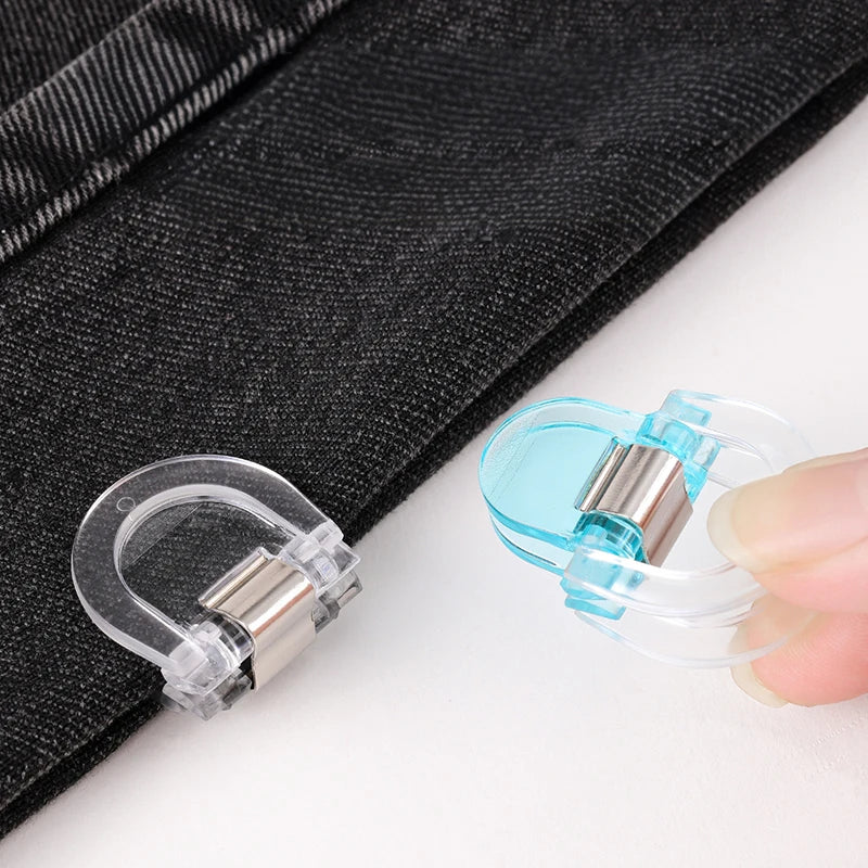 8Pcs Invisible Leg Shortening Clip,non-slip Pants Edge Clip,used For Anti-drag Pants Hem Fixing,Multifunctional Page Holder Clip