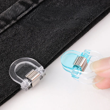8Pcs Invisible Leg Shortening Clip,non-slip Pants Edge Clip,used For Anti-drag Pants Hem Fixing,Multifunctional Page Holder Clip