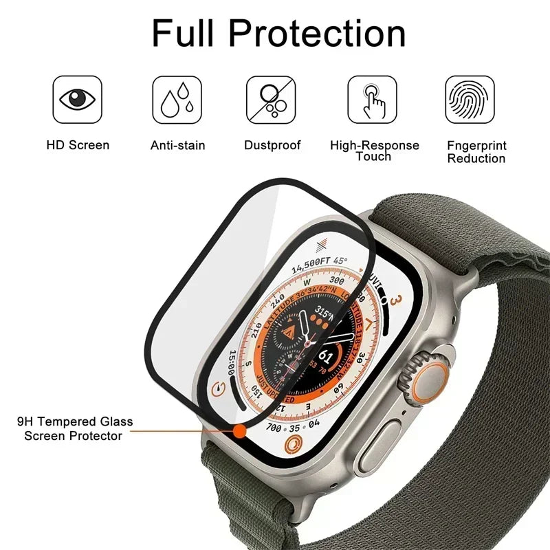 1/2/3/4/5PCS Screen Protector For Apple Watch Series 10 9-8-7-6 5 Se 42-46mm ultra2 49mm 41mm-45mm-40mm-44mm 3D Film Accessories