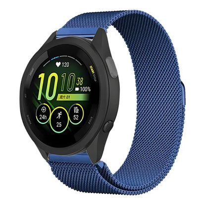 20mm 22mm Magnetic Milanese Strap for Garmin Forerunner165 55 645 265 965 255/Active 5/Vivoactive Comfortabe Band Garmin Venu 3