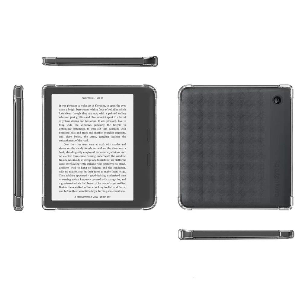 for Kobo Libra Colour 2024 7 inch ebook Transparent Protective Sleeve N428 TPU Cover