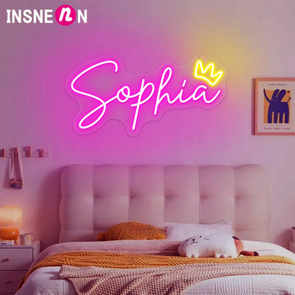 Custom Led Name Sign Gift for Kid Custom Name Signs Teenage Gift Led Neon Sign for Wall Decor Bedroom Decor Personalized Gifts