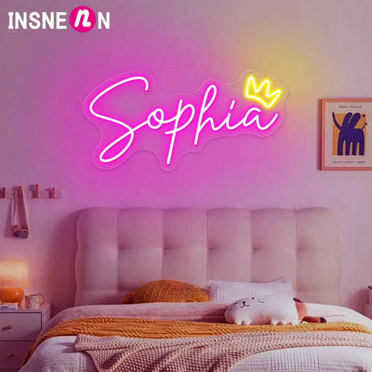 Custom Led Name Sign Gift for Kid Custom Name Signs Teenage Gift Led Neon Sign for Wall Decor Bedroom Decor Personalized Gifts