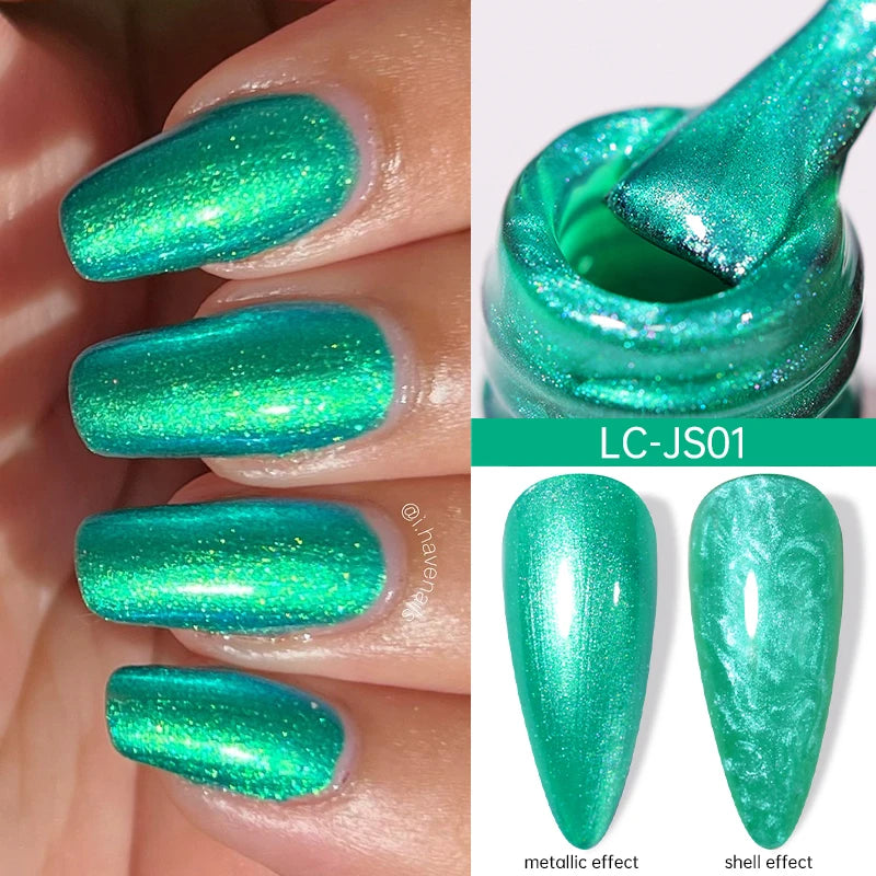 LILYCUTE Nude Crystal Rubber Base Gel Nail Polish Natural Color Semi Permanent UV Gel Soak Off Self Leveling Nail Gel Varnishes