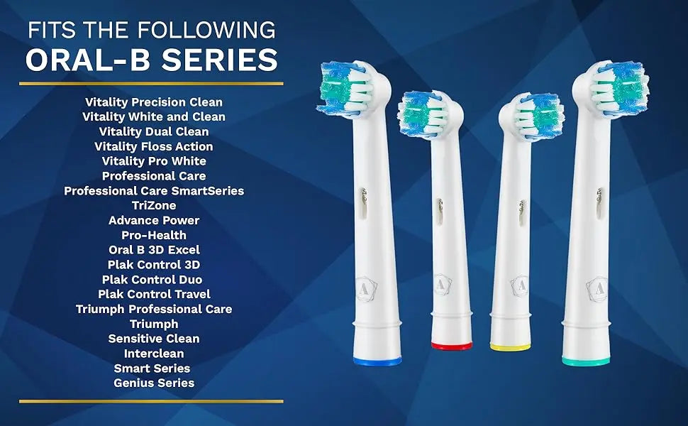 Replacement Toothbrush Heads For Oral-B Braun Electric Precision Clean Brush Heads Refill for 7000/Pro 1000/9600/ 5000/3000/8000