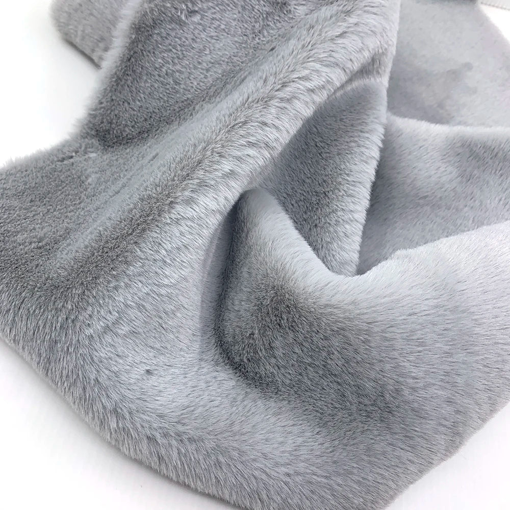 1Pcs 50/80/160cm Faux Rabbit Fur Fabric 100% Polyester 10mm Pile Super Soft Plush Fabric For Handmade Stuffed Toys Sewing Fabric