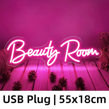 Nails Room Neon Lights Sign Beauty Room Decoration Makeup Neon Led Sign Lashes Room Hair Brows Tattoo Open Outdoor Neon Lamp
