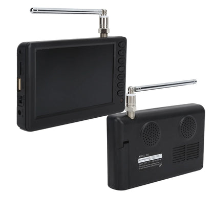 LEADSTAR 5 Inch Digital Television Portable Digital TV for Car Camping Kitchen 110‑ Mini TV Portable Digital TV Portable TV