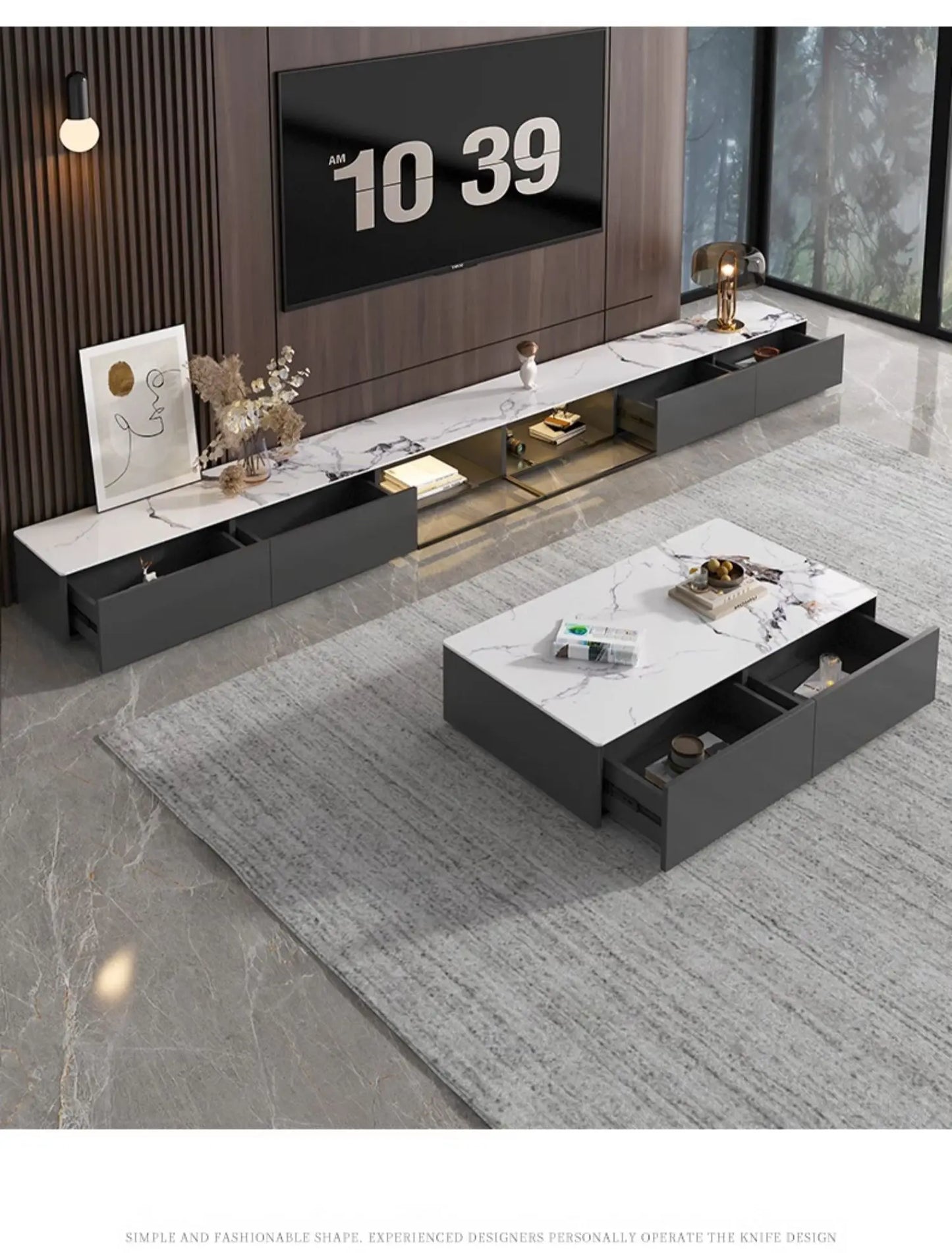 Trendy Aesthetic Tv Stand Minimalist Beauty Luxury Premium Tv Stand With Drawers European Mobiletto Porta Tv Home Furniture
