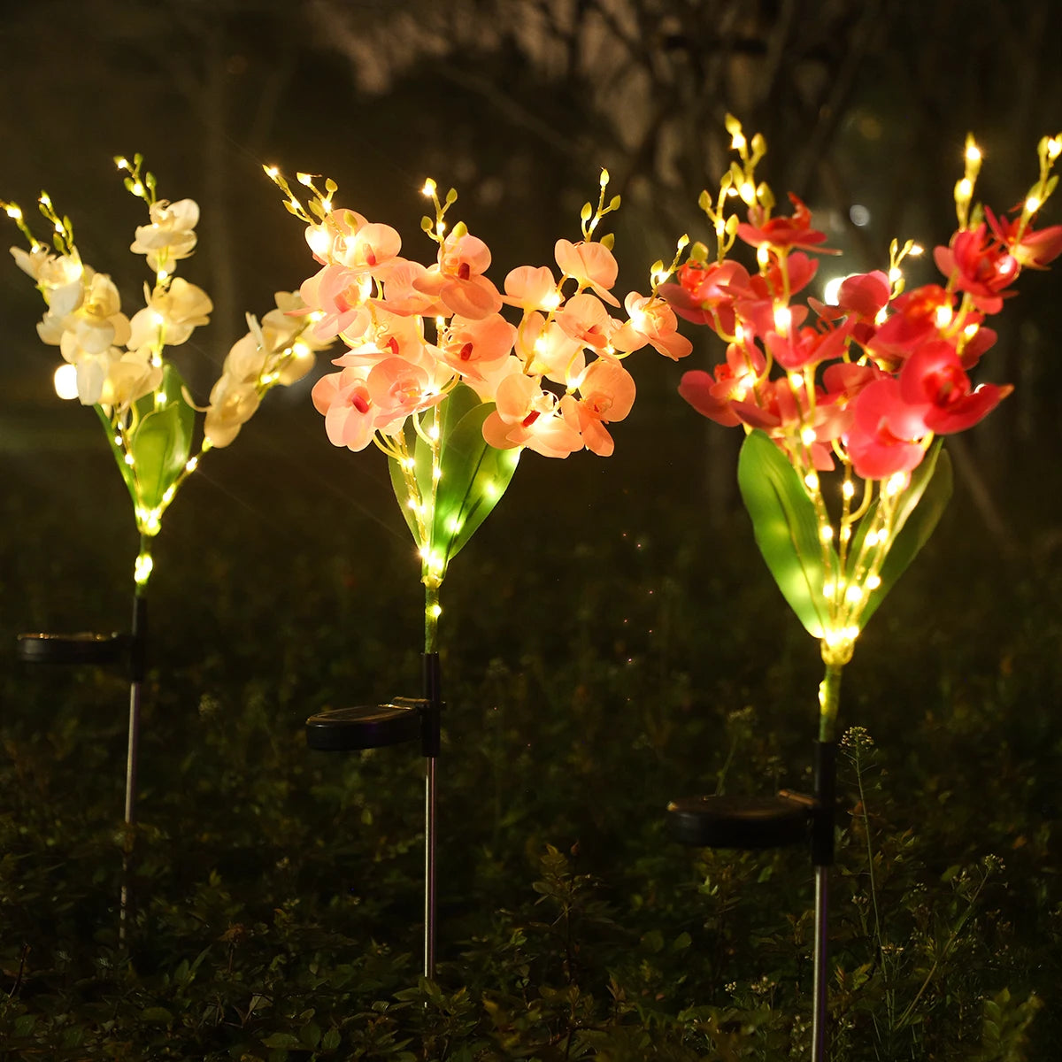 1pc solar butterfly flower lamp, solar garden lamp suitable for outdoor, courtyard, path decoration lighting, Mother's Day gift