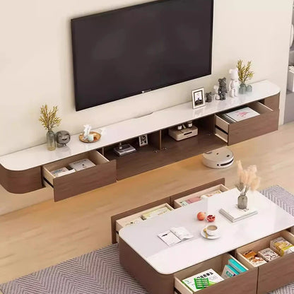 Italian Modern Tv Cabinet Durable Wall Mounted Premium Beauty Tv Cabinet Classic Space saving Meubles De Maison Furniture Home