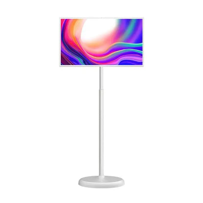 Portable Smart Android 13 TV Monitor 32 Inch FHD IPS LCD 60Hz 120% SRGB Multi-Touch Display Stand Battery Wireless Mirror