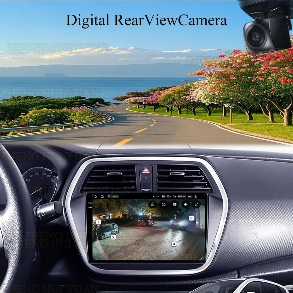 For Suzuki SX4 S-Cross 2014 2015 2016 2017 Android 15 Car Radio Multimedia Player Stereo GPS WIFI+4G wireless Carplay Auto video