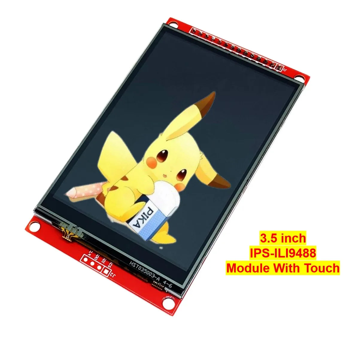IPS HD 3.5 inch SPI serial LCD module 480*320 TFT module ILI9486 ILI9488 wide view 4 wire Touch panel 65K color adapter