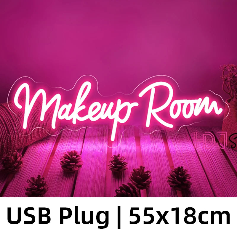 Nails Room Neon Lights Sign Beauty Room Decoration Makeup Neon Led Sign Lashes Room Hair Brows Tattoo Open Outdoor Neon Lamp
