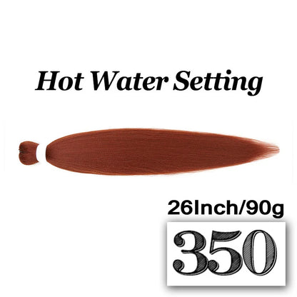 Braiding Hair Pre-stretched 26 Inch Hair Extensions for Afro Crochet Braids Synthetic Hair DIY Purple Pink Peach Red Jumbo Braid