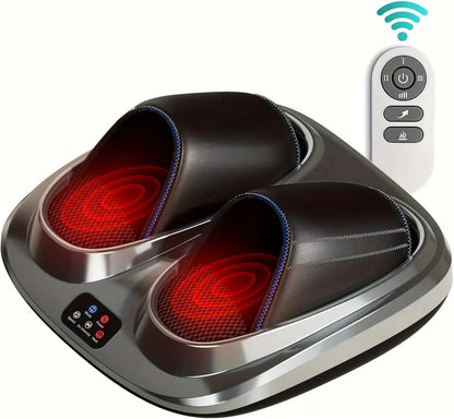 3D Shiatsu Foot Massager Machine with Kneading Heating Calf Massage Ideal Gift for Mom Dad Friends Christmas Mother's Day Gift (