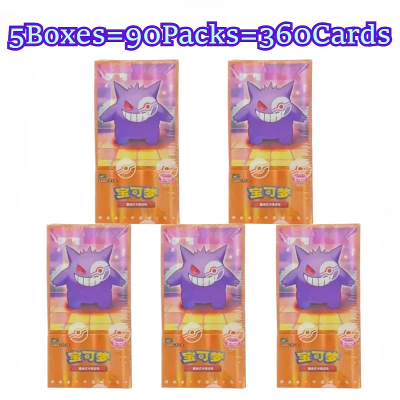 100%Original Pokemon Gem Pack Vol1 2 3 4 5 Cards Anime Pokemon PTCG Trading Gem Bag Cards Collected Toy Social Birthday Gift