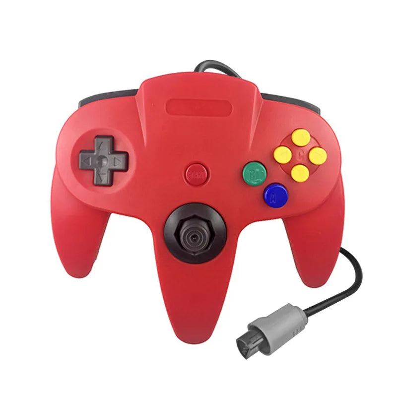 Wired Transparent Gaming Joystick for N64 Gamepad Game Controller for N64 Console