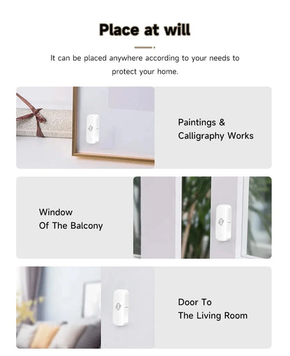 Smart Vibration Sensor ZigBee Sensor Monitor App Control Security Protection Zigbee Sensor Motion Shock Alarm Support Z2M