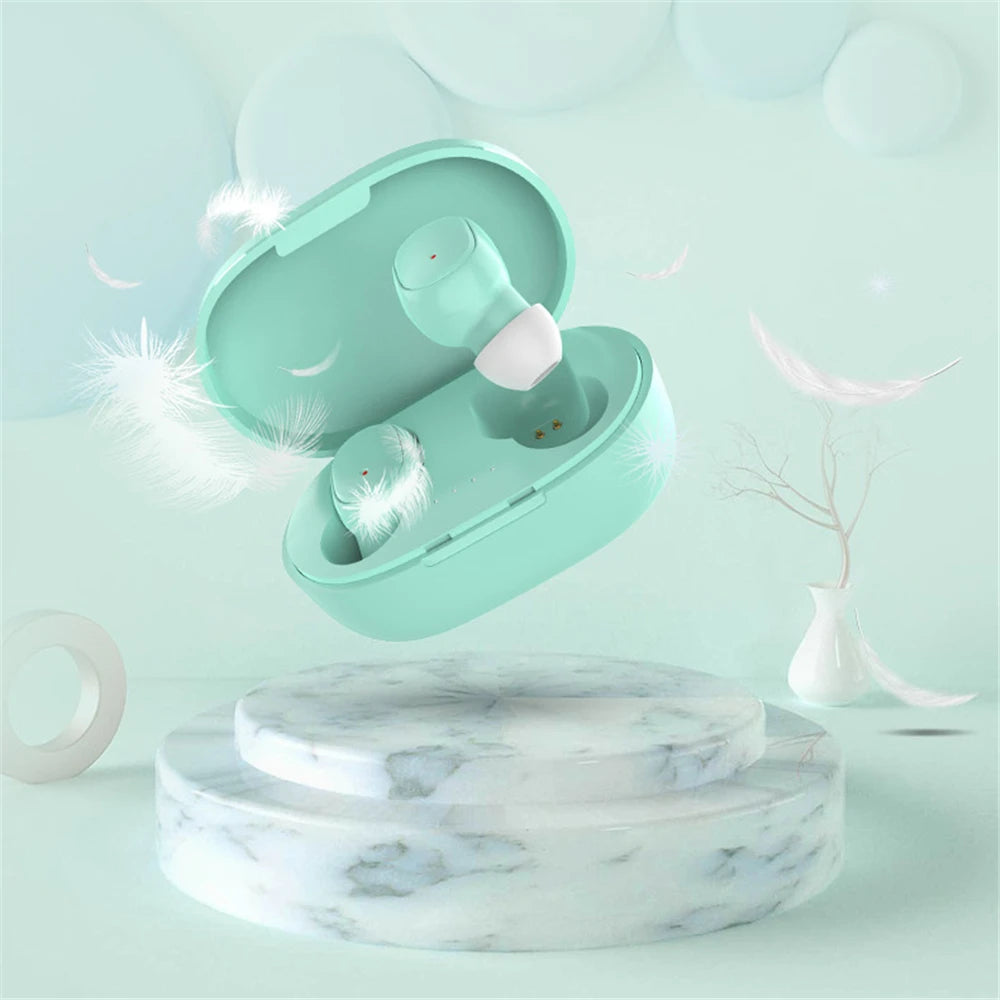 A6S Wireless Bluetooth Earphones - Sport Touch Control Headset With LED Display Stereo Sound For Xiaomi Huawei