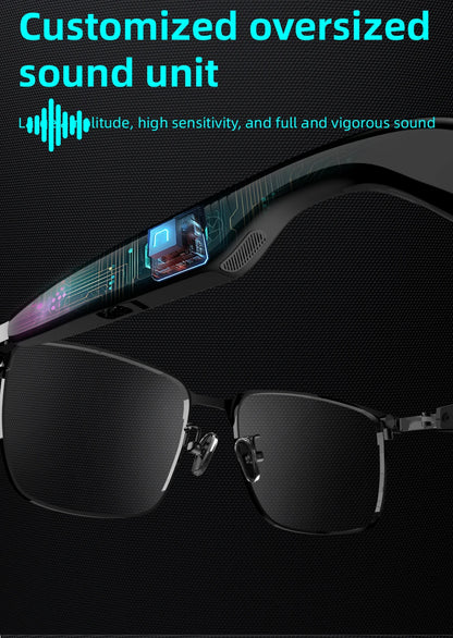 SG-20 Pro 2-in-1 TWS Daily Wear Smart Glasses Bluetooth Audio, Voice Assistant, Lightweight Design 9D