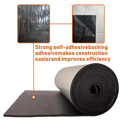 1PC Car Sound Insulation Cotton Engine Hood Heat Insulation Self-Adhesive Pad With Four Specifications To Choose From