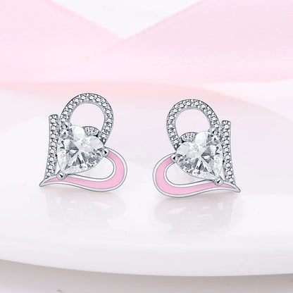 Hot Sale 925 Sterling Silver Spring Zircon Sunflower Stud Earrings For Women 2023 Trending Fashion Jewelry mother's day gift