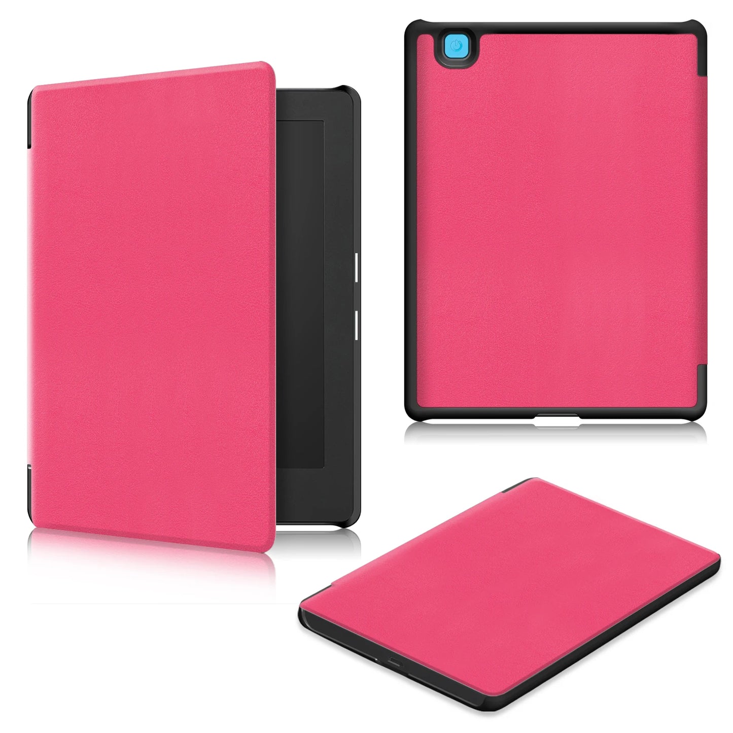 Leather Case for KOBO AURA  H2O EDITION 2 6.8 Inch eReader Funda Capa Slim Folio Magnetic Auto Wake Sleep Ebook Print Book Cover