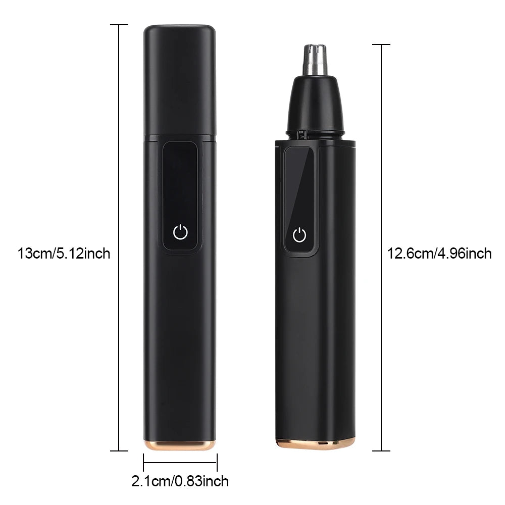 Electric Nose Hair Clipper Rechargeable Automatic Shaving Nose Trimmer Unisex Professional Washable Painless Nose Hair Trimmer