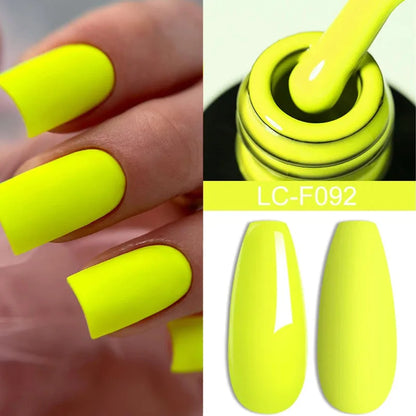 LILYCUTE 7ml White Color Gel Nail Polish Semi Permanent UV Gel Polish Gorgeous Full Coverage Soak Off UV LED Nail Gel Varnishes