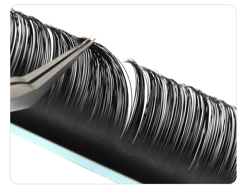 AGUUD Matte Black Individual Eyelash Extension Professional Volume Korean PBT Cashmere Lash Extension Tray Classic Lashes Cilios