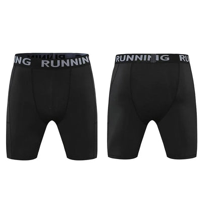 Sports Fitness Pants Men Gym Shorts Workout Tights Running Training Bottoming Shorts Compression Leggings Basketball Sportswear