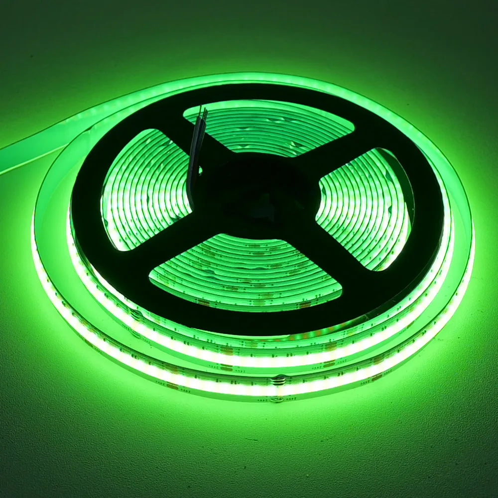5M 10M 20M COB RGBW RGBWW LED Strip 24V Flexible Color Changing Dimmable Room Liner Light Home Decor 2.4G RF Remote Control Kit