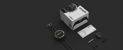 Amazfit T-Rex 3 Rugged/Military 48mm Smart Watch, GPS (with Privacy), Offline Maps, Long Battery Life, 328 Feet Re