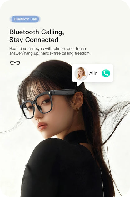 PEJE 2026New 800W Pixel Camera Smart Glasses Men Video Recording AI Photo Recognition Bluetooth Call Voice Translation Sunglasse
