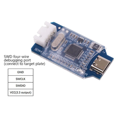 OB ARM Emulator Debugger Programmer Simulation Downloader Replace V8 SWD M74 STM32 download for Arduino J-Link TYPE-C USB