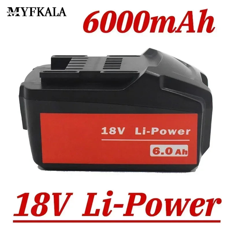 For Metabo 18V 4.0-9.0Ah Battery Power Tools Drill Driver Wrench Hammer Grinder for Metabo 18VBattery Asc30 Asc55 625592000