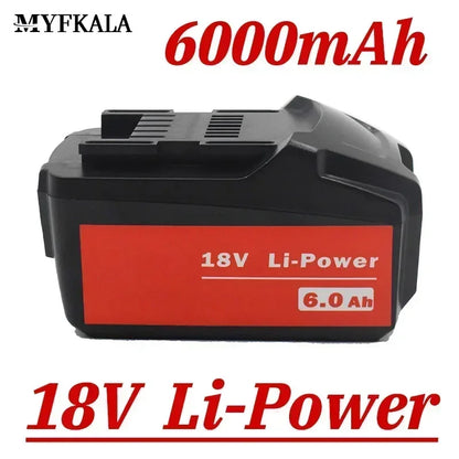 For Metabo 18V 4.0-9.0Ah Battery Power Tools Drill Driver Wrench Hammer Grinder for Metabo 18VBattery Asc30 Asc55 625592000