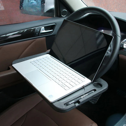 Car steering wheel table board, in car dining table, steering wheel card table, car laptop holder, tablet computer table board