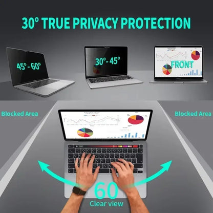 Anti-peeping Film 310 x174mm 345 x194mm New 14 Inch/15.6 Inch 30 ° Side Privacy Film Front High-definition for Macbook Pro/Air