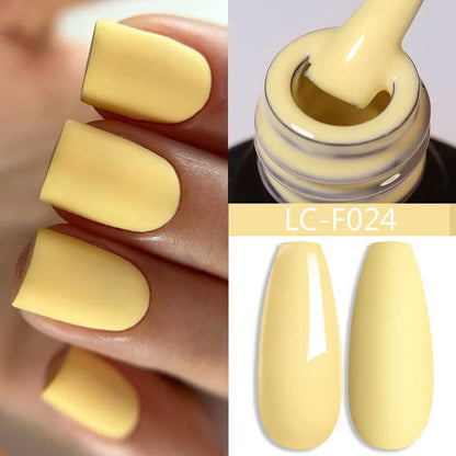 LILYCUTE 7ml White Color Gel Nail Polish Semi Permanent UV Gel Polish Gorgeous Full Coverage Soak Off UV LED Nail Gel Varnishes