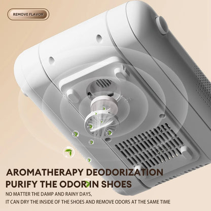 Shoe Dryer Portable Electric Shoe and Boot Dryer 180° Folding Design Smart Display for Shoes Gloves Hats Socks Ski Boots