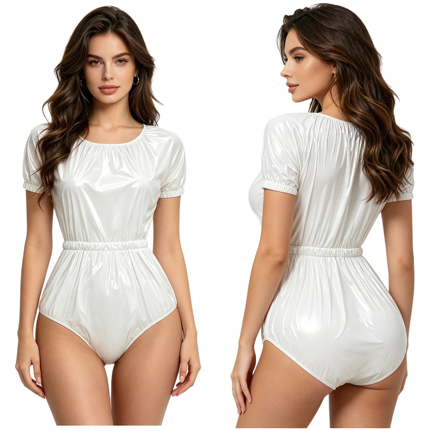 Men Women Waterproof Bodysuit Washable Leak-proof Diaper Cover Swimwear Clubwear Elderly Alzheimer Bedridden Adaptive Clothing