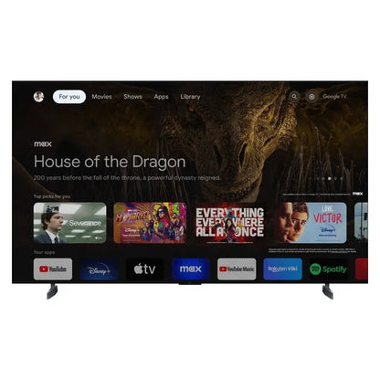 100 Inch Smart TV 8K Ultra HD MINI LED Google TV Variable Refresh Rate VRR Up To 120Hz Professional Home Cinema Gaming Screen