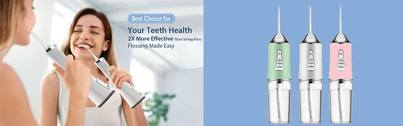 Pro Dental Oral Irrigator Flosser Removal Cleaning Wireless Brush Ipx7 Store Water Floss Irigator Waterpick For Tooth Mouth