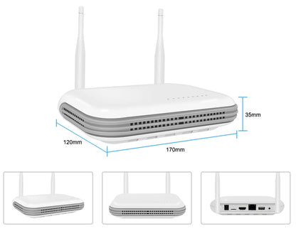 Smar WiFi Security Camera System 6MP Dual Lens Wireless IP Camera Kit With Two-Way Audio 8CH NVR