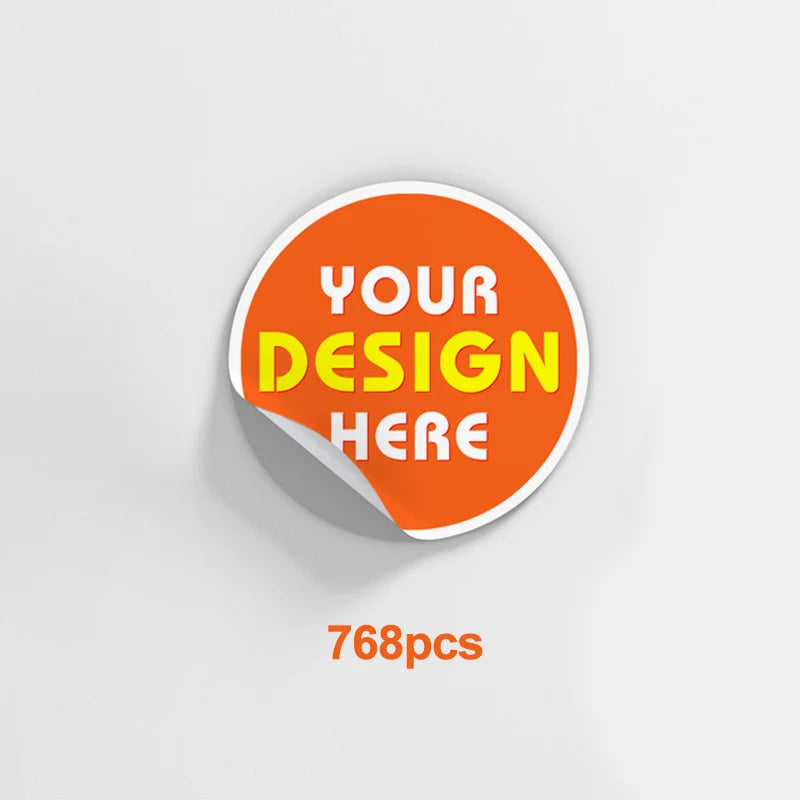 Custom-Made Event Stickers - Personalized Logo/Photo Decals for Weddings, Birthdays, Brand Promotion & Gift Packaging