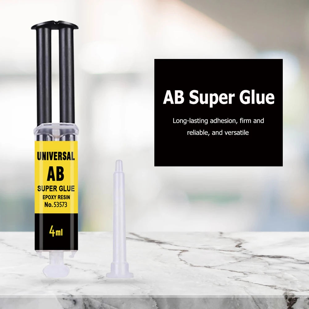 4/25ml Epoxy Resin AB Glue Waterproof Instant Fast Adhesive Repair Strong Super Liquid Glue For Wood Plastic Metal Glue Welding